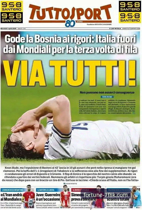 意大利连续三届无缘世界杯：财神到棋牌平台深度解读指南